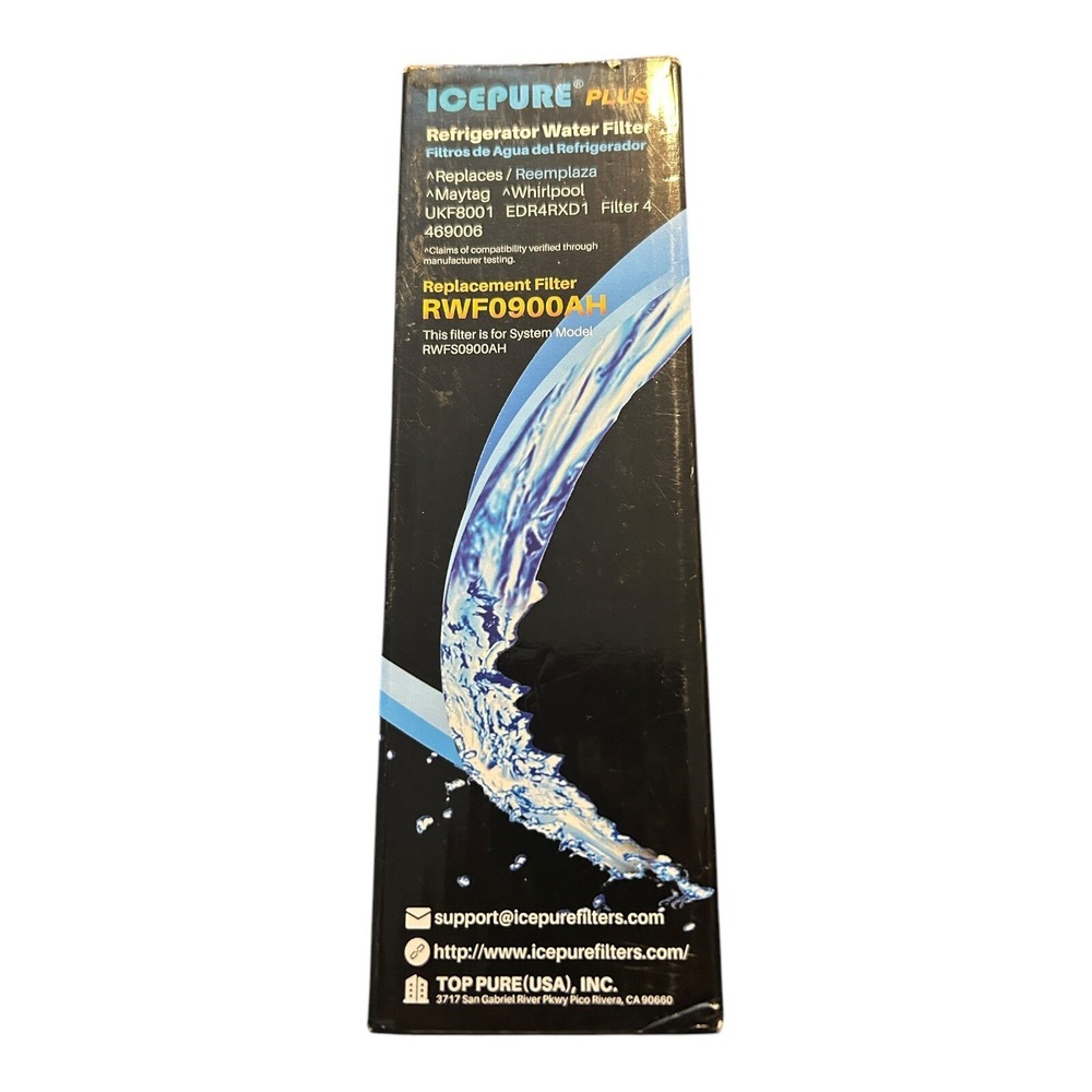 ICEPURE plus refrigerator water filter RWF0900AH New